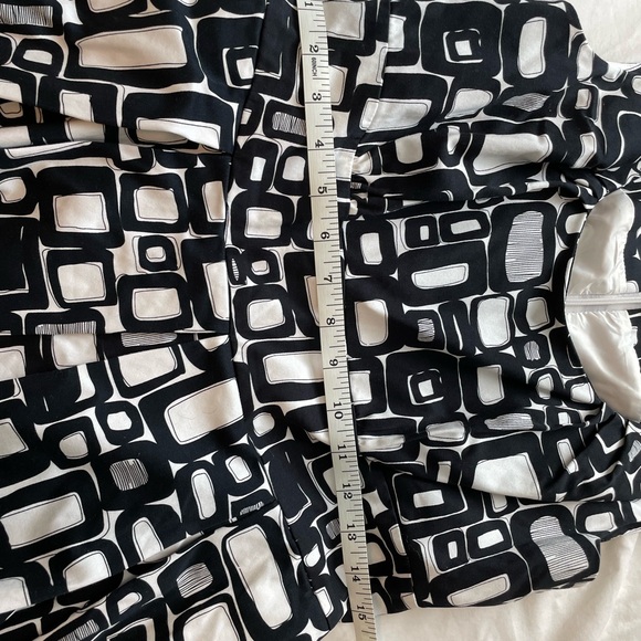 Calvin Klein B&W Fit & Flare Dress Size 10 - Picture 10 of 12